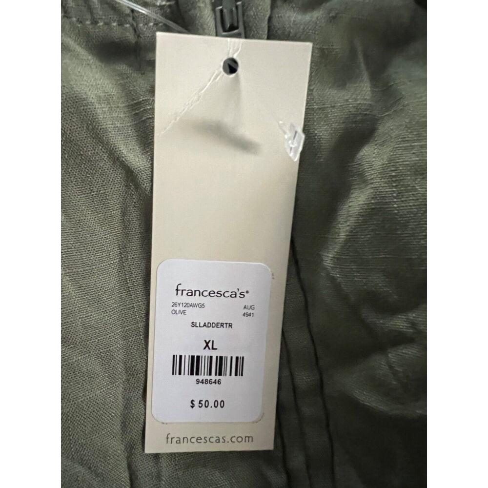 NWT Francesca's Trixxi Women's Green Dress Sz XL - Picture 3 of 4
